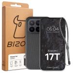 Carcasa Bizon CarbO cu MagSafe si Wrist Strap compatibila cu Xiaomi 17T, Negru 7 - lerato.ro
