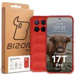 Carcasa Bizon Tur compatibila cu Xiaomi 17T Pro, Rosu 9 - lerato.ro