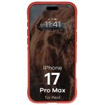 Kit protectie 2 in 1 BizonMobile, Carcasa Bizon Tur si Folie sticla securizata Bizon Glass Edge, compatibil cu iPhone 17 Pro Max, Rosu 7 - lerato.ro