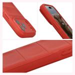 Kit protectie 2 in 1 BizonMobile, Carcasa Bizon Tur si Folie sticla securizata Bizon Glass Edge, compatibil cu iPhone 17 Pro Max, Rosu 9 - lerato.ro
