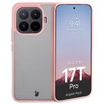 Kit protectie 2 in 1 BizonMobile, Carcasa Bizon Angelo si Folie sticla securizata Bizon Glass Edge, compatibil cu Xiaomi 17T Pro, Roz 4 - lerato.ro