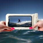 Set 2 huse waterproof universale Bizon Case Hydrowrap pentru dispozitive 6.9 inch, Ecru 10 - lerato.ro