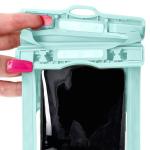 Set 2 huse waterproof universale Bizon Case Hydrowrap pentru dispozitive 6.9 inch, Mint 8 - lerato.ro