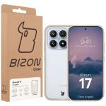 Carcasa Bizon Angelo compatibila cu Xiaomi 17, Transparent / Bej 7 - lerato.ro