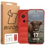 Carcasa Bizon Tur compatibila cu Xiaomi 17 Ultra, Rosu 9 - lerato.ro