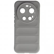 Huse si carcase Xiaomi , Carcasa Bizon Tur compatibila cu Xiaomi 17 Ultra, Light Grey, lerato.ro