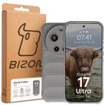 Carcasa Bizon Tur compatibila cu Xiaomi 17 Ultra, Light Grey 9 - lerato.ro