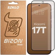 Folii protectie telefoane Xiaomi, Folie sticla securizata Bizon Glass Matte compatibila cu Xiaomi 17T, Negru, lerato.ro