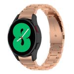 Curea din otel inoxidabil Bizon Strap Watch Aura compatibila cu Samsung Galaxy Watch FE/7/6/6 Classic/5/5 Pro/4/4 Classic, Rose Gold 2 - lerato.ro