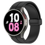 Curea din silicon BizonMobile compatibila cu Samsung Galaxy Watch FE/7/6/6 Classic/5/5 Pro/4/4 Classic, Negru 2 - lerato.ro