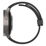 Curea din silicon BizonMobile compatibila cu Samsung Galaxy Watch FE/7/6/6 Classic/5/5 Pro/4/4 Classic, Negru 5 - lerato.ro