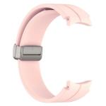 Curea din silicon BizonMobile compatibila cu Samsung Galaxy Watch FE/7/6/6 Classic/5/5 Pro/4/4 Classic, Light Pink 4 - lerato.ro