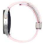 Curea din silicon BizonMobile compatibila cu Samsung Galaxy Watch FE/7/6/6 Classic/5/5 Pro/4/4 Classic, Light Pink 6 - lerato.ro