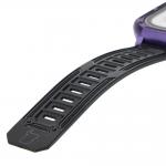 Curea din poliuteran Bizon Strap Watch Armor cu rama de protectie compatibila cu Apple Watch Ultra 49mm, Mov 5 - lerato.ro