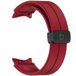 Curea din silicon BizonMobile compatibila cu Samsung Galaxy Watch FE/7/6/6 Classic/5/5 Pro/4/4 Classic, Dark Purple 4 - lerato.ro
