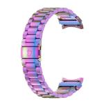 Curea din otel inoxidabil Bizon Strap Watch Aura compatibila cu Samsung Galaxy Watch FE/7/6/6 Classic/5/5 Pro/4/4 Classic, Multicolor 7 - lerato.ro