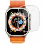 Set 2 folii protectie Bizon Watch Hydrogel compatibile cu Apple Watch Ultra 49mm, Transparent 2 - lerato.ro