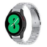 Curea din otel inoxidabil Bizon Strap Watch Aura compatibila cu Samsung Galaxy Watch FE/7/6/6 Classic/5/5 Pro/4/4 Classic, Silver 2 - lerato.ro