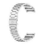 Curea din otel inoxidabil Bizon Strap Watch Aura compatibila cu Samsung Galaxy Watch FE/7/6/6 Classic/5/5 Pro/4/4 Classic, Silver 5 - lerato.ro