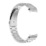 Curea din otel inoxidabil Bizon Strap Watch Aura compatibila cu Samsung Galaxy Watch FE/7/6/6 Classic/5/5 Pro/4/4 Classic, Silver 7 - lerato.ro