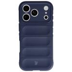 Kit protectie 2 in 1 BizonMobile, Carcasa Bizon Tur si Folie sticla securizata Bizon Glass Edge, compatibil cu iPhone 17 Pro, Dark Blue 3 - lerato.ro