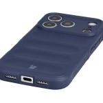 Kit protectie 2 in 1 BizonMobile, Carcasa Bizon Tur si Folie sticla securizata Bizon Glass Edge, compatibil cu iPhone 17 Pro, Dark Blue 5 - lerato.ro
