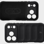 Kit protectie 2 in 1 BizonMobile, Carcasa Bizon Tur si Folie sticla securizata Bizon Glass Edge, compatibil cu iPhone 17 Pro, Negru 8 - lerato.ro