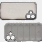 Kit protectie 2 in 1 BizonMobile, Carcasa Bizon Tur si Folie sticla securizata Bizon Glass Edge, compatibil cu iPhone 17, Light Grey 8 - lerato.ro