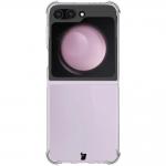 Carcasa Bizon Salpa compatibila cu Samsung Galaxy Z Flip 6 / 7 FE, Transparent 2 - lerato.ro