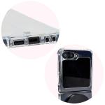 Carcasa Bizon Salpa compatibila cu Samsung Galaxy Z Flip 6 / 7 FE, Transparent 11 - lerato.ro