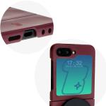 Carcasa Bizon Tur compatibila cu Samsung Galaxy Z Flip 6 / 7 FE, Dark Purple 12 - lerato.ro