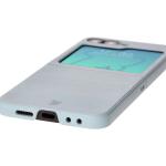Carcasa Bizon Tur compatibila cu Samsung Galaxy Z Flip 6 / 7 FE, Light Blue 4 - lerato.ro