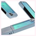 Carcasa Bizon Tur compatibila cu Samsung Galaxy Z Flip 6 / 7 FE, Light Blue 11 - lerato.ro