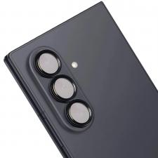 Folie sticla securizata camera foto Bizon Glass Snap Lens compatibila cu Samsung Galaxy Z Fold 8 Ultra, Negru