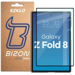 Folie sticla securizata Bizon Glass Edge compatibila cu Samsung Galaxy Z Fold 8, Negru 2 - lerato.ro