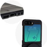 Carcasa Bizon Tur compatibila cu Samsung Galaxy Z Flip 6 / 7 FE, Negru 12 - lerato.ro
