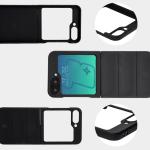 Carcasa Bizon Tur compatibila cu Samsung Galaxy Z Flip 6 / 7 FE, Negru 10 - lerato.ro