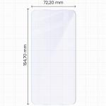 Folie sticla hibrid Bizon Hybrid Mule compatibila cu Samsung Galaxy S25 Edge, Transparent 3 - lerato.ro