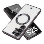 Carcasa cu protectie pentru camera Bizon GuardO cu MagSafe compatibila cu Samsung Galaxy S25 Ultra, Transparent / Negru 3 - lerato.ro