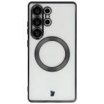 Carcasa cu protectie pentru camera Bizon GuardO cu MagSafe compatibila cu Samsung Galaxy S25 Ultra, Transparent / Negru 2 - lerato.ro