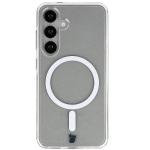 Carcasa Bizon SparklO cu MagSafe compatibila cu Samsung Galaxy S25 / S24, Glitter Clear 2 - lerato.ro