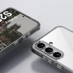 Carcasa Bizon Halo compatibila cu Samsung Galaxy S25 Plus, Transparent / Negru 5 - lerato.ro