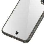 Carcasa Bizon Halo compatibila cu Samsung Galaxy S25 Plus, Transparent / Negru 6 - lerato.ro