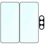 Set protectie 3in1 Bizon Glass Edge Pack, 2 folii sticla ecran + 1 folie sticla camera foto, compatibil cu Samsung Galaxy A27 5G, Negru 7 - lerato.ro