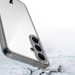 Carcasa Bizon Halo compatibila cu Samsung Galaxy S25, Transparent / Negru 6 - lerato.ro
