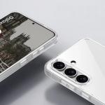 Carcasa Bizon Halo compatibila cu Samsung Galaxy S25, Transparent 5 - lerato.ro