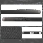 Carcasa Bizon CarbO cu MagSafe si Wrist Strap compatibila cu Samsung Galaxy S25 Ultra, Negru 5 - lerato.ro