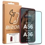 Kit protectie 2 in 1 BizonMobile, Carcasa Bizon Tur si Folie sticla securizata Bizon Glass Edge, compatibil cu Samsung Galaxy A36 5G / A56 5G, Dark Purple 11 - lerato.ro