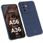 Kit protectie 2 in 1 BizonMobile, Carcasa Bizon Tur si Folie sticla securizata Bizon Glass Edge, compatibil cu Samsung Galaxy A36 5G / A56 5G, Dark Blue 4 - lerato.ro