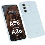 Kit protectie 2 in 1 BizonMobile, Carcasa Bizon Tur si Folie sticla securizata Bizon Glass Edge, compatibil cu Samsung Galaxy A36 5G / A56 5G, Light Blue 4 - lerato.ro